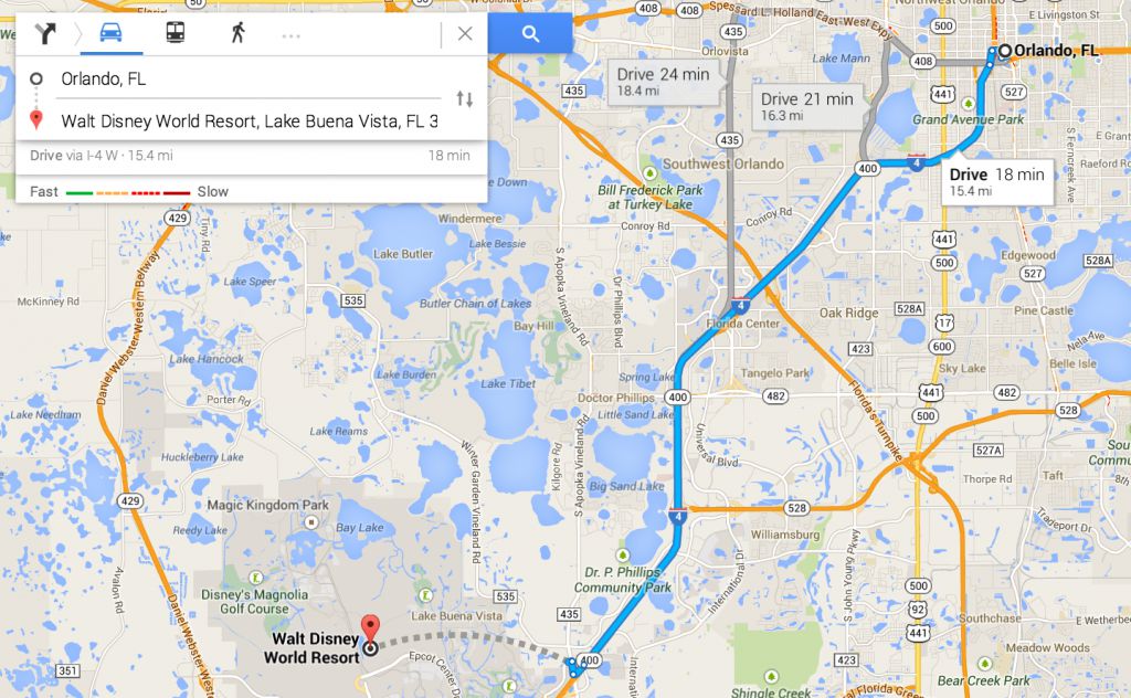 disney world directions