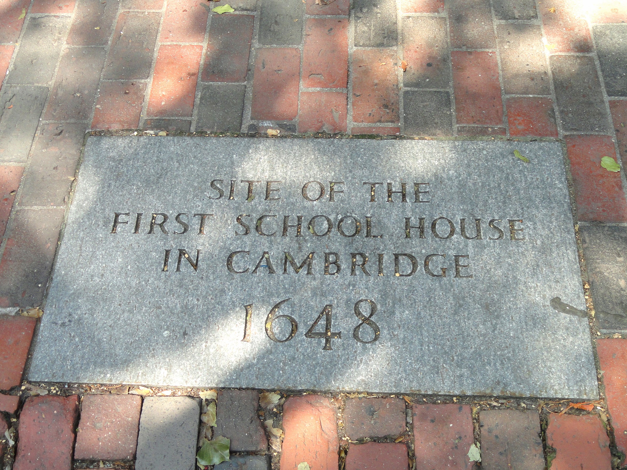 first school house in cambridge