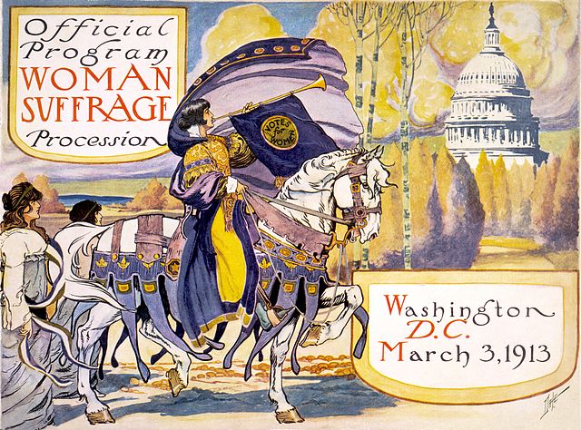 640px-Official_program_-_Woman_suffrage_procession_March_3,_1913_-_crop