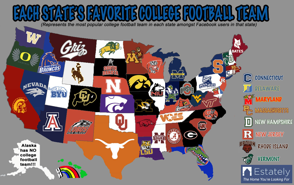 NCAA-football-map