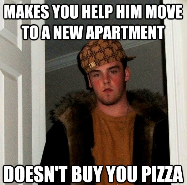 Scumbag Steve Moving1