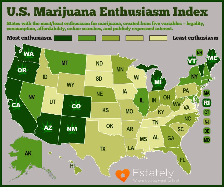 marijuana map